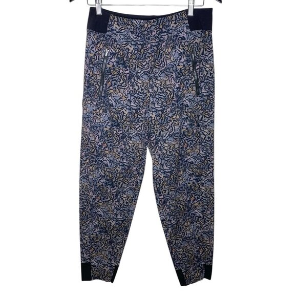 ATHLETA Printed Rip Stop Pull On Activewear Joggers Size 6 - Picture 1 of 13
